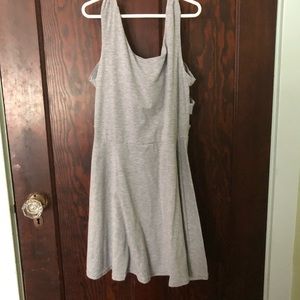Gray mini dress